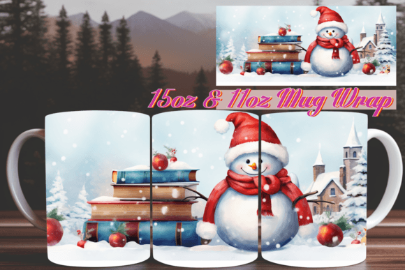 3D Holiday Elegance Mug Wrap 11oz: Strategic Asset for Seasonal Sublimation