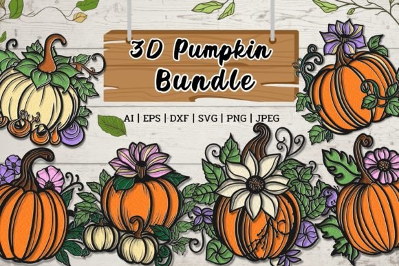 3D Layered Halloween Pumpkin Bundle Guide