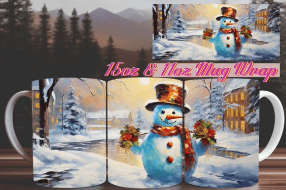 Christmas Euphoria 3D Mug Wrap 11oz: Elevating Holiday Sublimation Projects