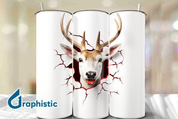 Evaluating Reindeer 3D Smash Wall Art Background 36 for Professional Design Projects