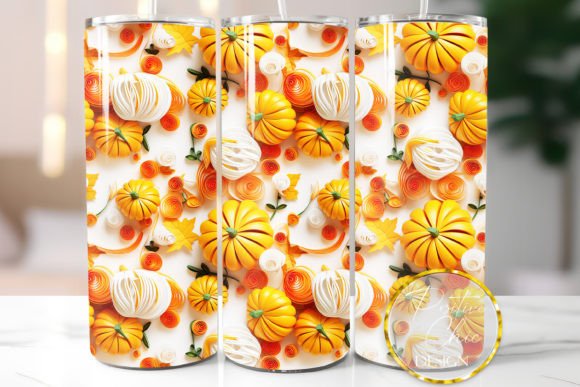 Mastering 3D Pumpkin Tumbler Wraps: A Complete Guide to Sublimation PNGs for 20oz Skinny Tumblers
