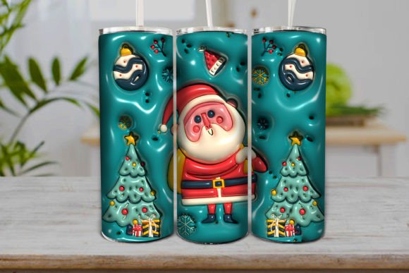 Strategic Application of 3D Christmas Inflated Tumbler Design for Seasonal Product Lines