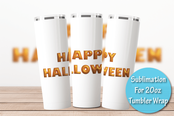Strategic Application of the 3D Happy Halloween Sublimation Image for Seasonal Product Lines