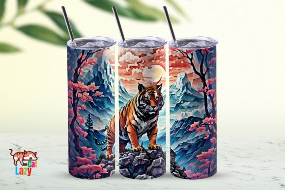 Tiger Png Tumbler 3D: High-Res Design Guide